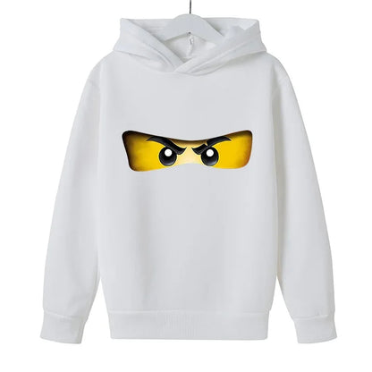 Fashionable Children's Hoodies Cartoon Ninja Hoodies for Boys and Girls Warm and Casual Children's Clothing for Autumn AndWinter