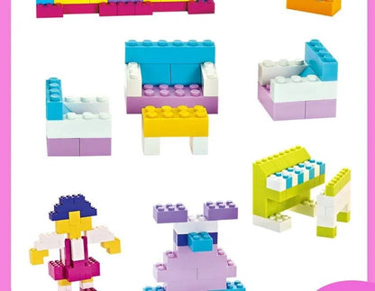DIY creative building blocks big set city classic building blocks assemble birthday gift children's educational toys