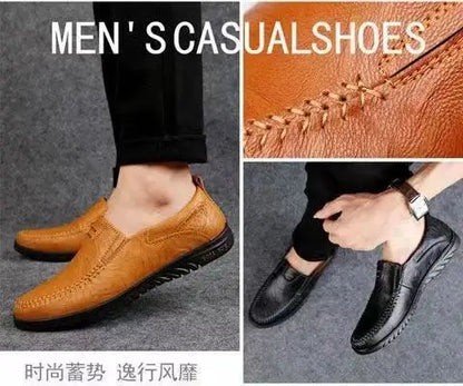 Man Summer Sneakers High Quality Handmade Leather Luxury Men's Shoe Casual Outdoor Flat Bottom Driving Shoes Zapatos De Hombre