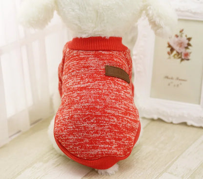 Dog Clothes For Small Dogs Soft Pet Dog Sweater Clothing For Dog Winter Chihuahua Clothes Classic Pet Outfit Ropa Perro 20-22S1