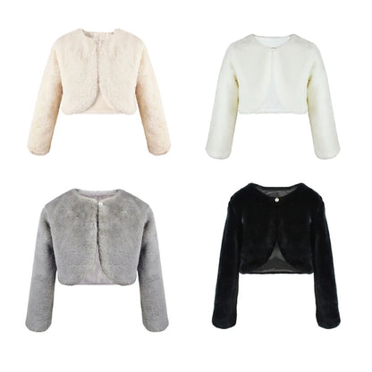 Windproof Girl Coats Spring And Autumn Newborn Padded Jackets Kids Shawls for Evening Parties and Daily Wear