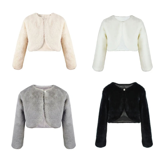 Windproof Girl Coats Spring And Autumn Newborn Padded Jackets Kids Shawls for Evening Parties and Daily Wear