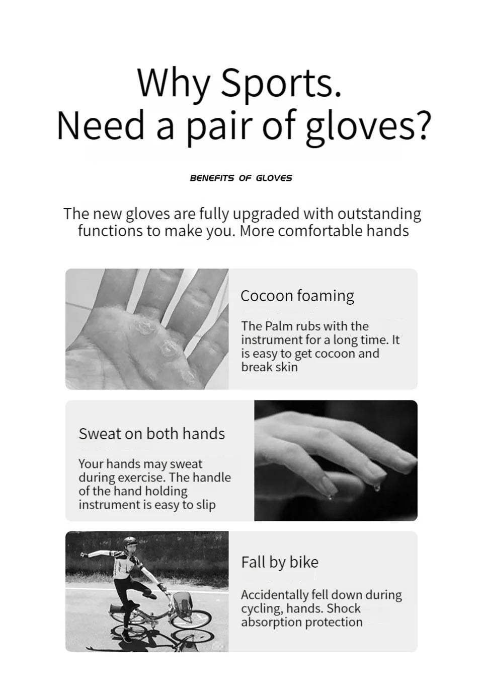 GTUBIKE 1 Pair Gym Body Building Training Fitness Gloves Sports Weight Lifting Exercise Slip-Resistant Gloves for Yoga Gloves