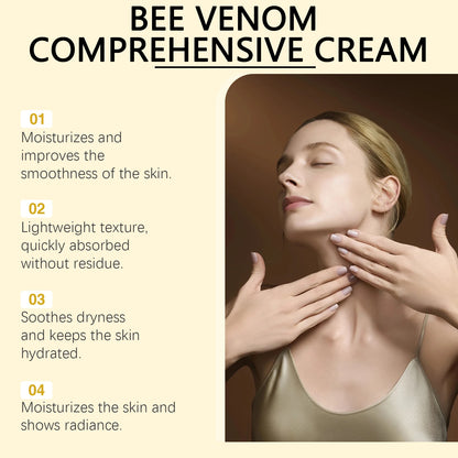 Bee Venom Face Cream Moisturizer Nourish Dryness Skin Firming Repair Damaged Skin Strengthen Barrier Brighten Nourish Body Cream
