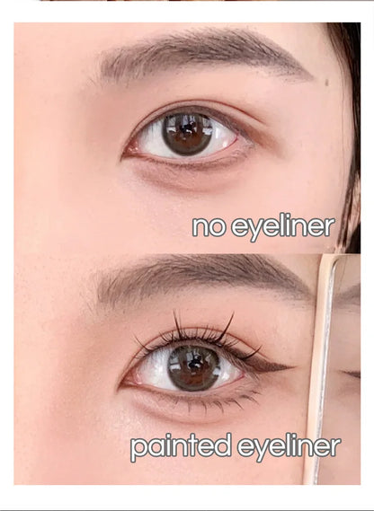 GEGE BEAR Precision Tip Fast Driving Quick Draw Liquid Eyeliner Pen Daily Use Waterproof Smudge Proof Long Last Eyeliner Pencil