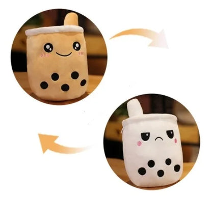 24/70CM Real-life Bubble Tea Plush Toy Boba Milk Tea Plushie Toy Soft Stuffed Hug Pillow Balls Bubo Tea Cup Cushion Gift Girl