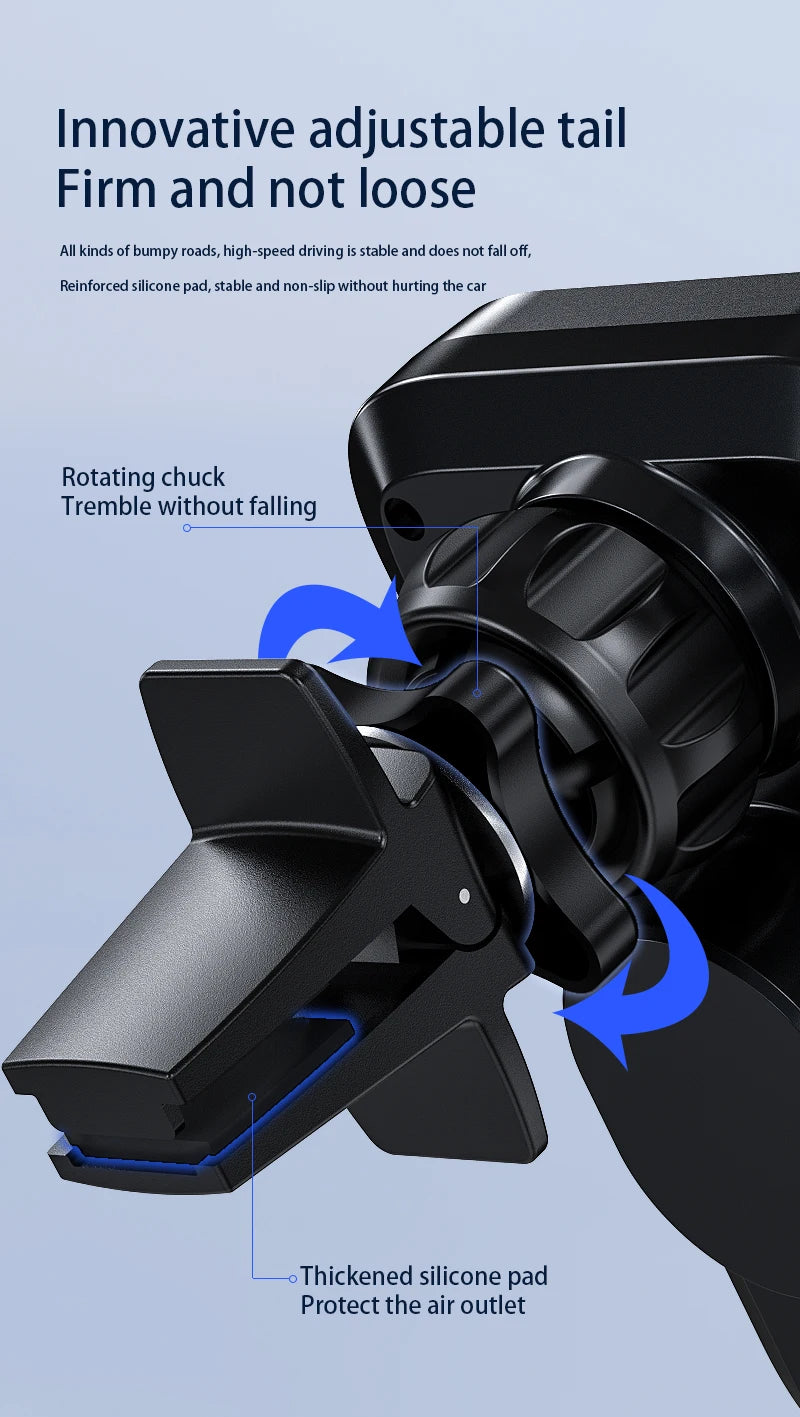 Wireless Car Charger Stand Automatic Fast Charging Station For iPhone 15 14 13 12 Samsung Z Flip Fold Xiaomi Phone Holder Mount