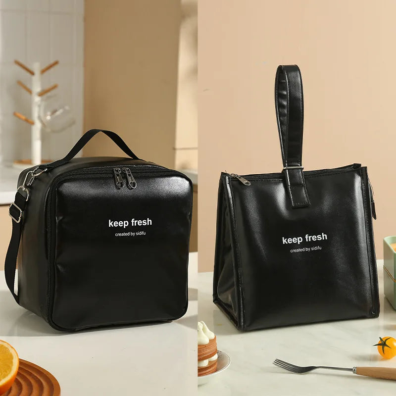 One-shoulder Bento Bag Student Lunch Box Bag Lunch Bag Office Worker Carrying Lunch Bag Thermal Insulation Bag