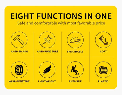 Anti-puncture Safety Shoes With Steel Toe Work Shoes Men Women Lightweight Safety Work Boots Breathable Sport Safety Shoes Unise