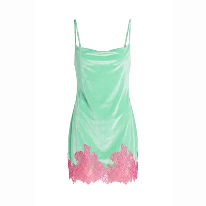 Casual Sequined Loose Sling Short Dress Women Sleeveless Backless Shinny Party Mini Dresses Female 2026 Summer Autumn Lady Robes