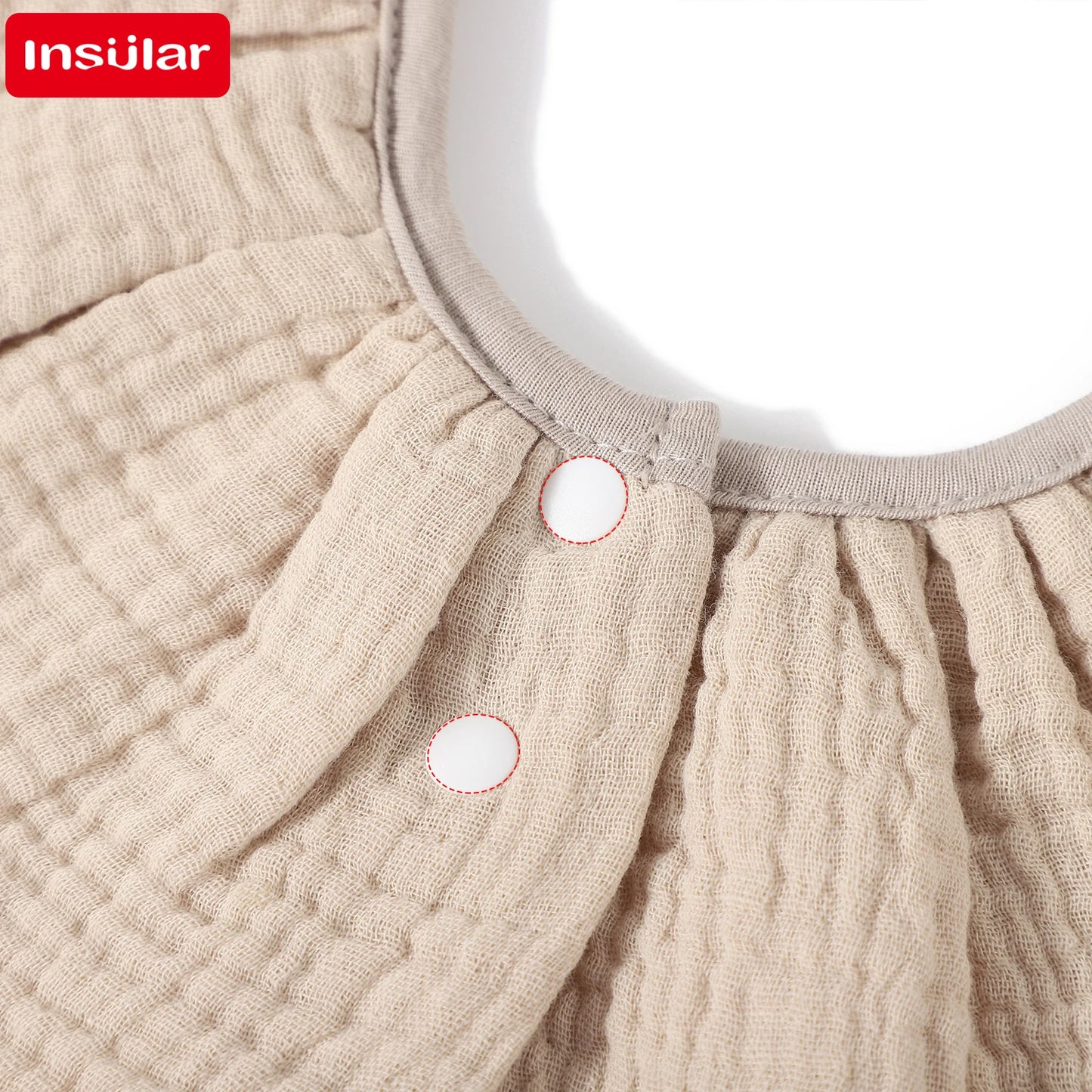 INSULAR 4 Layer Gauze Baby Bibs 100% Cotton Floral Burp Cloths Newborn Skin-friendly Absorbent Infant Towel Breathable 0-1Y