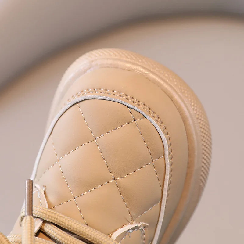 Kids Boots 2024 Autumn Winter Baby Girl Shoes Non-slip Children Infant Boys Snow Boots Cotton Shoes