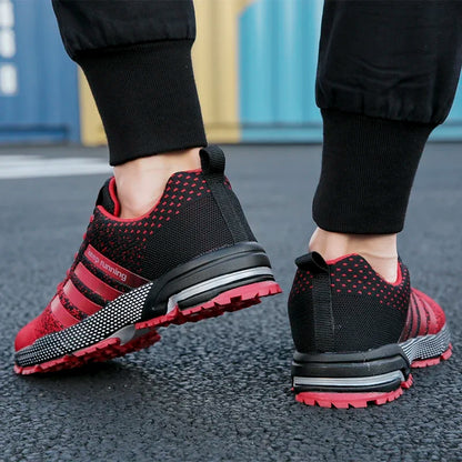 New men's women's flying mesh surface spring summer breathable casual sports shoes flat vulcanized couple running big size48