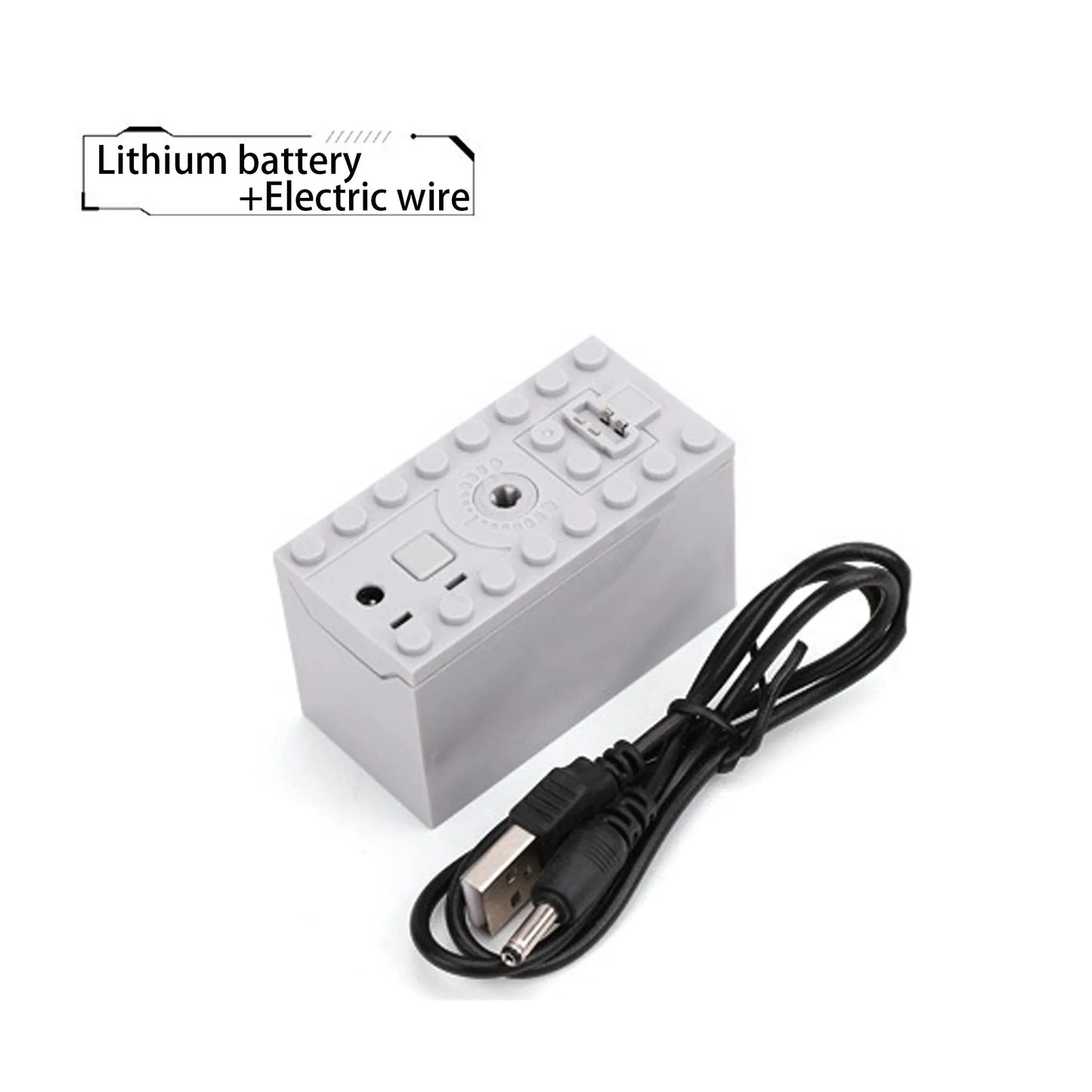 Electric Motor Set the Car Remote Control Battery Box Switch with Led Light Power Function MOC Building Blocks Cars Motor Toys