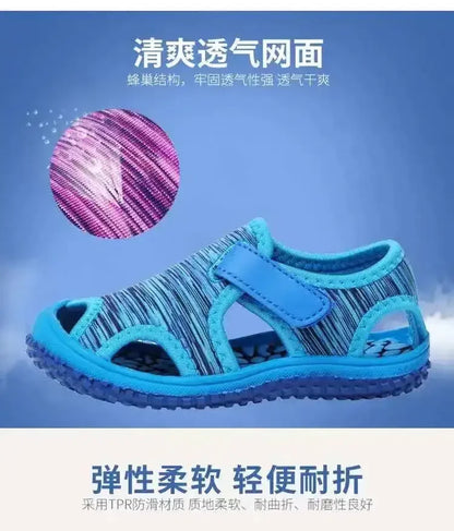 New Kid Shoes Comfort Versatile Classic Sandals Simple Light Non Slip Boy Shoes Daily Flat Trendy Girl Shoe Handsome Casual Shoe