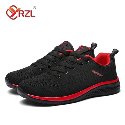 YRZL Sneakers Men Running Shoes Lightweight Sport Classical Mesh Breathable Casual Shoes Fashion Non Slip Shoes for Men