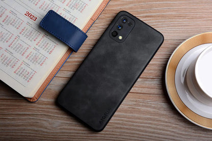 Leather Case for Realme 7 6 5 Pro 6S 5S 6i 5i smooth feel fingerprint proof cover