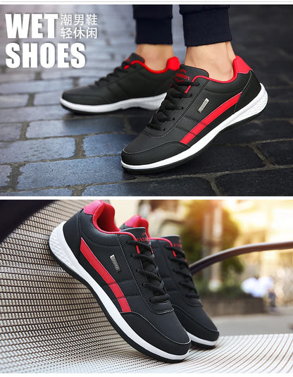 Men's fashionable casual shoes🥾,
Outdoor PU leather trend, 🙌
🍃light casual shoes and 🍃
☁️comfortable with laces, ☁️
Outdoor sports shoes🤾