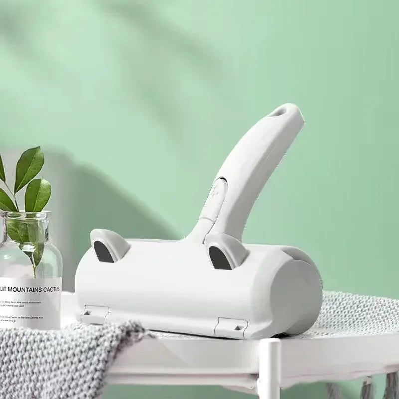 Cat Hair Removal Brush Large Pet Fluff Roller Portable Washable Cat Dog Lint Furniture Sofa Cleaning Tool Reusable Self-cleaning