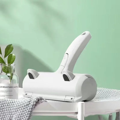 Cat Hair Removal Brush Large Pet Fluff Roller Portable Washable Cat Dog Lint Furniture Sofa Cleaning Tool Reusable Self-cleaning