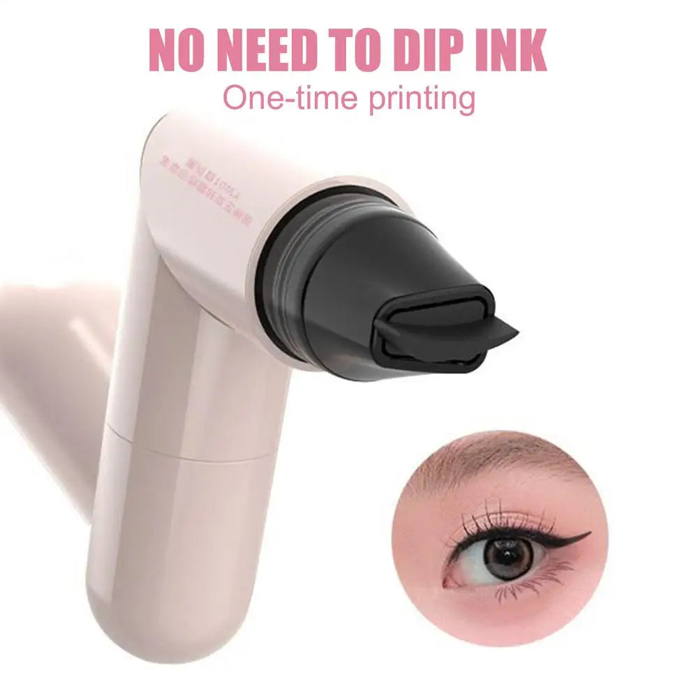 Black/Brown Winged Eye End Stamp Double-Tip Women Makeup Eye End Wing Stamp Waterproof Stencil Portable Quick Drying Cosmetics