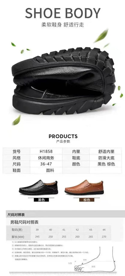 Man Summer Sneakers High Quality Handmade Leather Luxury Men's Shoe Casual Outdoor Flat Bottom Driving Shoes Zapatos De Hombre