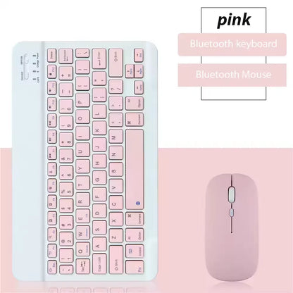 New 10-inch mobile phone pad universal wireless Bluetooth keyboard mouse mute control keyboard convenient mini  mouse keyboard