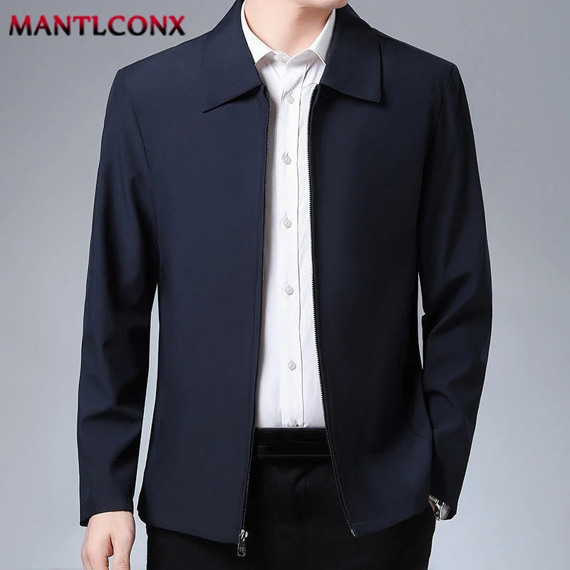 Winter Solid Color Men's Blazers Jacket Thicken Warm Parkas Men's Winter Coat Casual Business Jacket Male Office Dress Coat 3XL