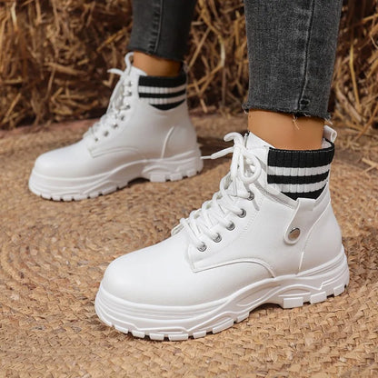 Women's snow boots, new fashionable single boots, short tube plus velvet thick sole, versatile casual cotton boots