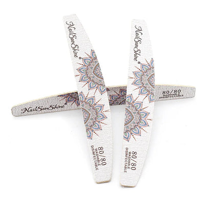 3/5pcs Lot New Nail File Flower Printed Nail Buffer Colorful Lime A Ongle 80/100/150/180/240 Professional Manicure Tools Uñas