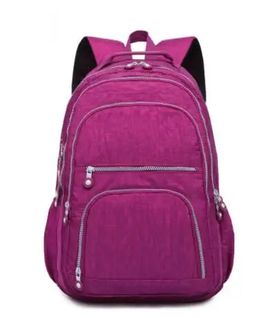 Mochila Feminina School Backpack for Teenage Girl 2025 Travel Back Packs Bag Women Nylon Waterproof Laptop Bagpack