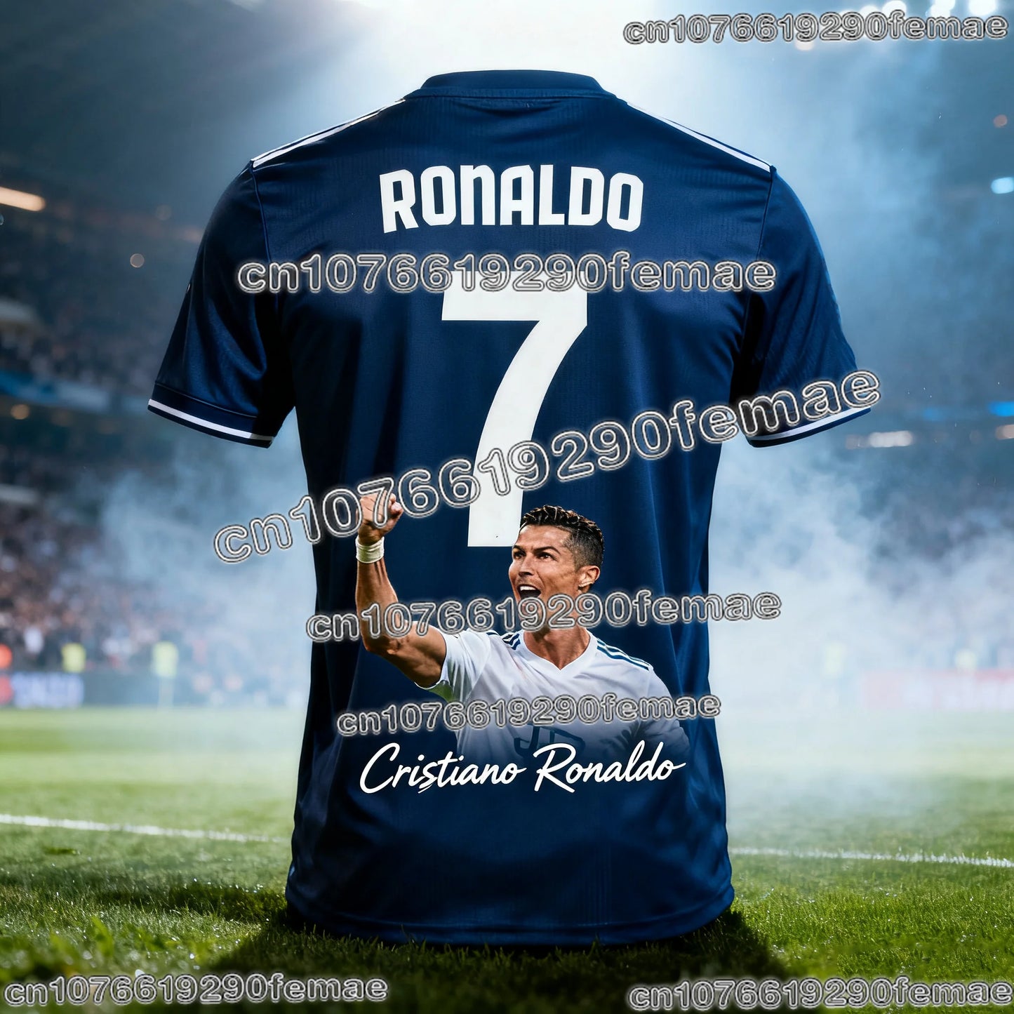 2026 New Ronaldo #7 3D Print Soccer Football T Shirt Men Women Boys Girls Training Top Comfortable Casual Sportswear