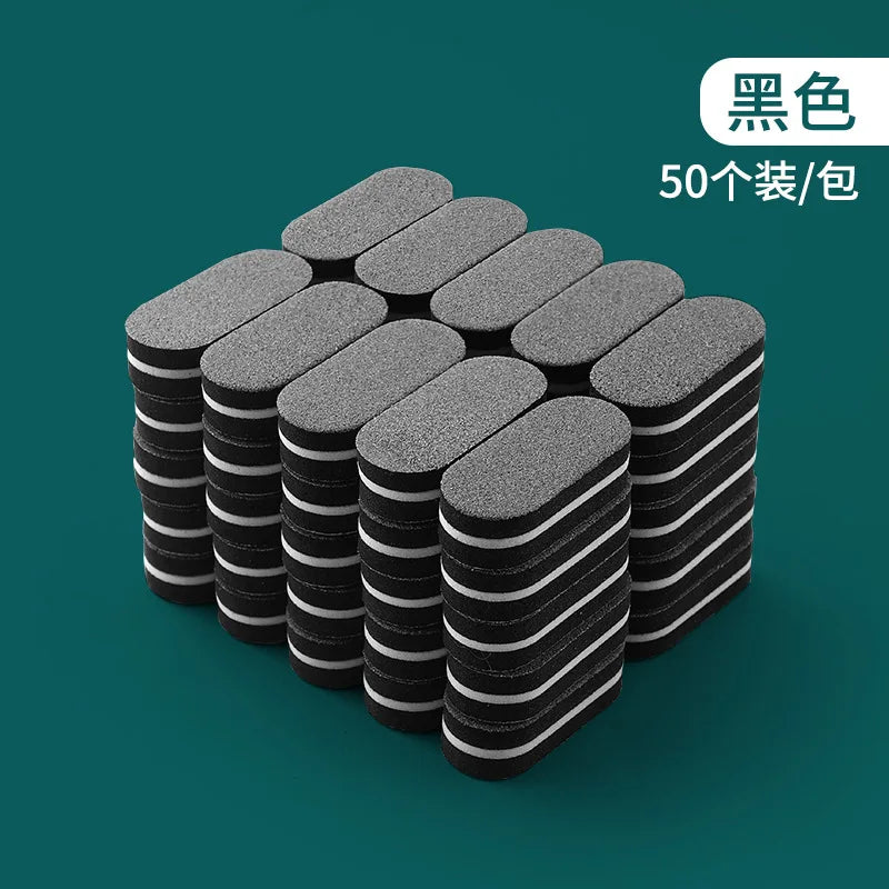 5pcs Mini Nails Sponge File Buffer Block Double Color Buffing Sanding File Pedicure Manicure Tool Gel Suplies Accessories Uñas