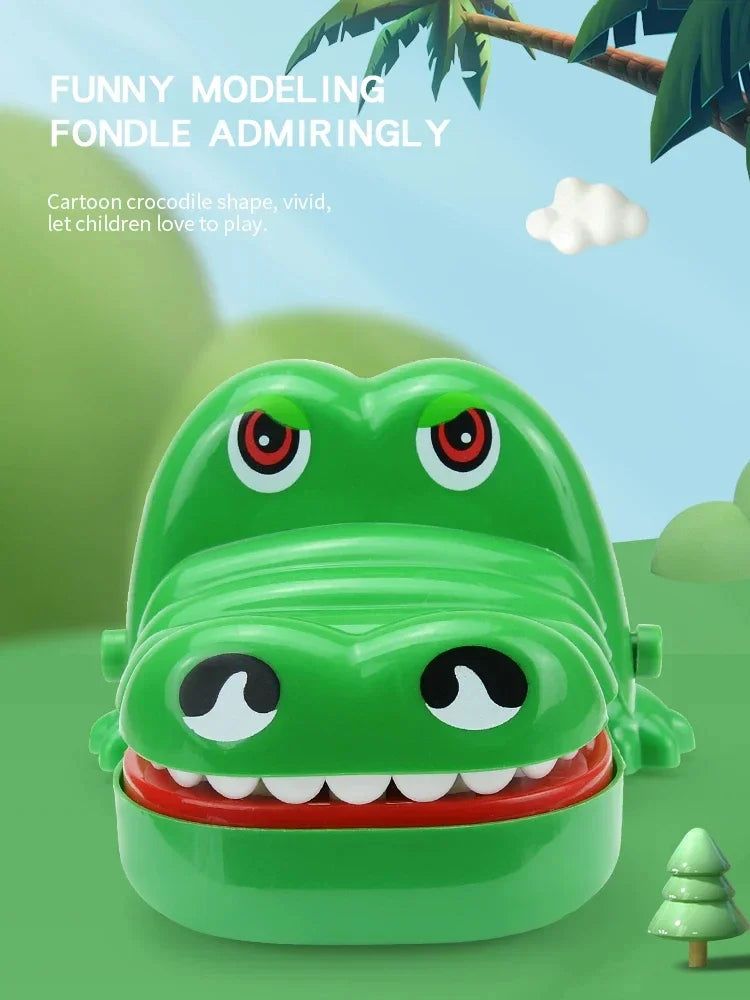 Bite hand crocodile children's toy stress relief toy Bite hand toy parent-child interactive party prank toy