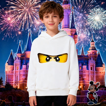 Fashionable Children's Hoodies Cartoon Ninja Hoodies for Boys and Girls Warm and Casual Children's Clothing for Autumn AndWinter