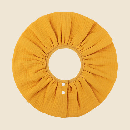 INSULAR 4 Layer Gauze Baby Bibs 100% Cotton Floral Burp Cloths Newborn Skin-friendly Absorbent Infant Towel Breathable 0-1Y