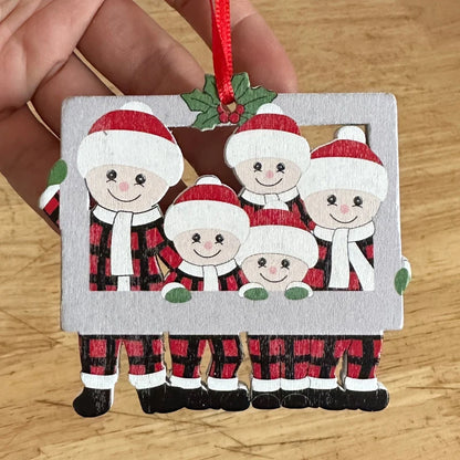 Christmas Pendant DIY Personal Family Christmas Decorations For Home 2025 Navidad Christmas Tree Hanging Ornament New Year 2026