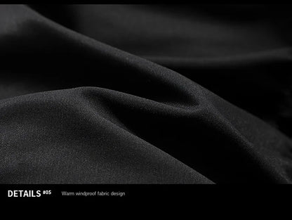 Cotton jacket men's winter thick medium long style men's decoration body trend business cotton jacket men's coat