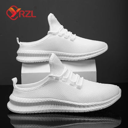 YRZL Men Casaul Slippers Lightweight Non Slip Breathable Mesh Shoes Half Slippers Outdoor Summer Loafers Lazy Shoe for Men