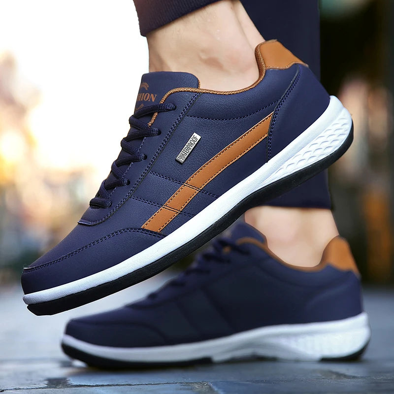 Men's fashionable casual shoes🥾,
Outdoor PU leather trend, 🙌
🍃light casual shoes and 🍃
☁️comfortable with laces, ☁️
Outdoor sports shoes🤾