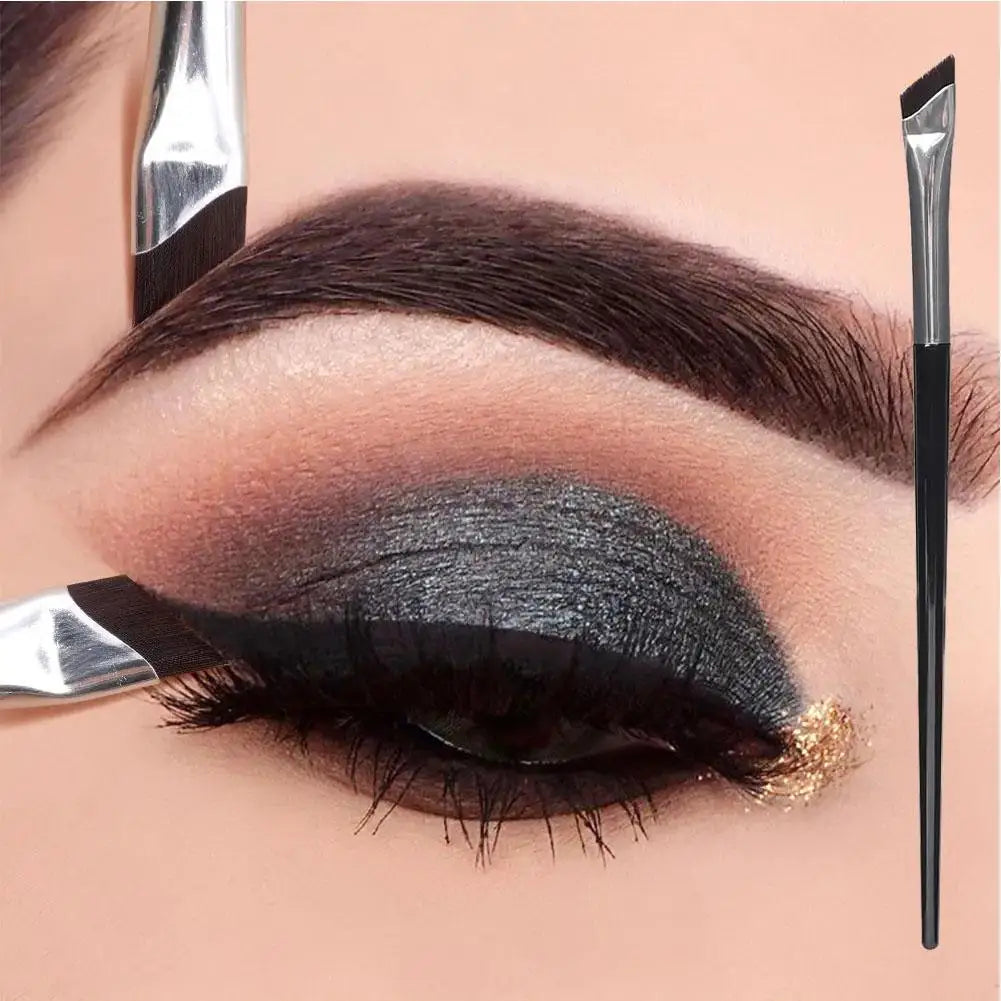 Upgrade Eyeliner Brush Ultra Thin Fine Angle Flat Eyebrow Brush Under The Eyes Place Precise Detail Brush