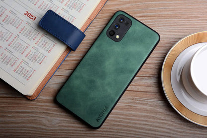 Leather Case for Realme 7 6 5 Pro 6S 5S 6i 5i smooth feel fingerprint proof cover