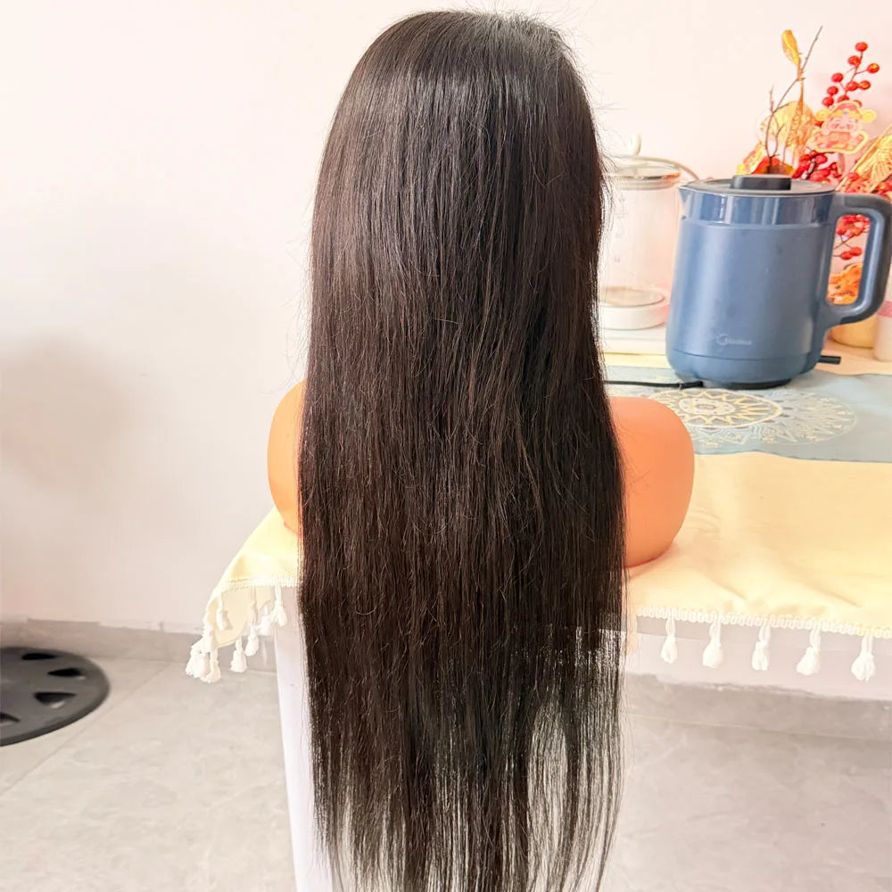 Vietnamese Raw 13X4 Lace Front Wigs For Black Women Remy 30 40 Inch Pre Plucked Bone Straight Human Hair Wigs 13X6 Hd Lace Frontal Wigs