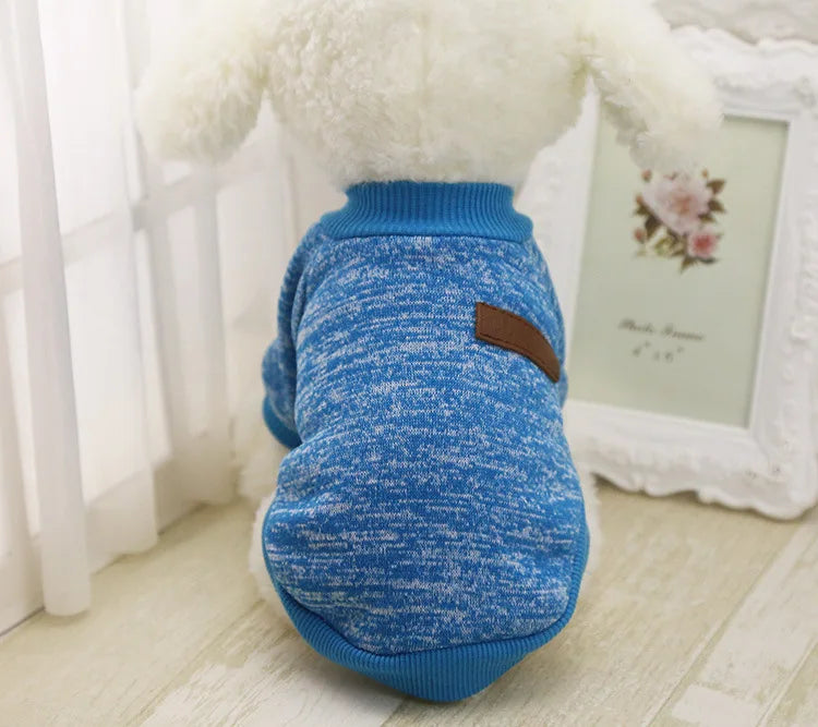 Dog Clothes For Small Dogs Soft Pet Dog Sweater Clothing For Dog Winter Chihuahua Clothes Classic Pet Outfit Ropa Perro 20-22S1