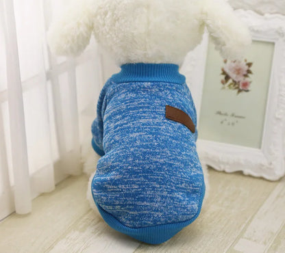 Dog Clothes For Small Dogs Soft Pet Dog Sweater Clothing For Dog Winter Chihuahua Clothes Classic Pet Outfit Ropa Perro 20-22S1