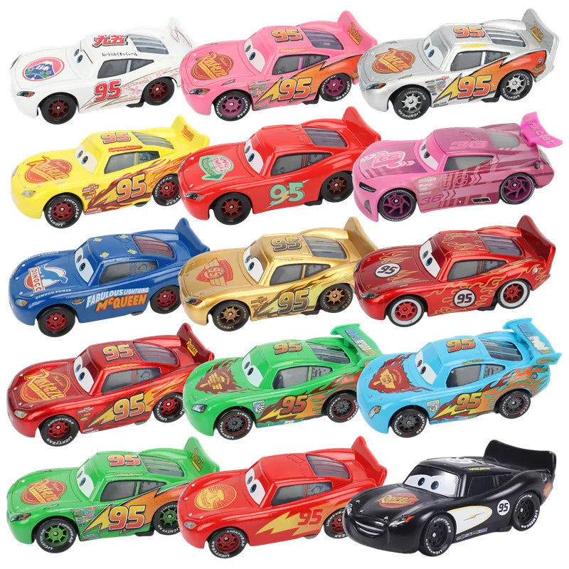 Cars Pixar Cars Lightning McQueen rhapsody matador bulldozer truck Mater harvester 1:55 Diecast Metal Car Model Toy