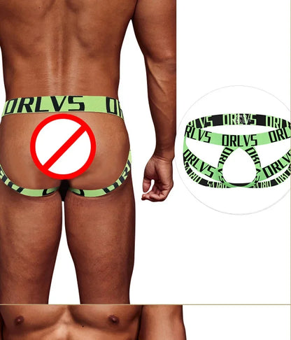 Men's panties thong letter belt double thong sports empty men's T-pants DZ13