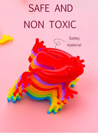 20 Pcs Springing Frog Fidget Toys Fun and Stress Relief for Kids Perfect for Birthday Gifts Party Favors and Classroom Rewards