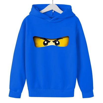 Fashionable Children's Hoodies Cartoon Ninja Hoodies for Boys and Girls Warm and Casual Children's Clothing for Autumn AndWinter