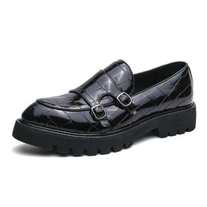 Men's Loafers Luxury Brand Leather Dress Shoes Breathable Slip-On Solid Formal Casual Shoes Handmade Designer Men Shoes Mocassin
